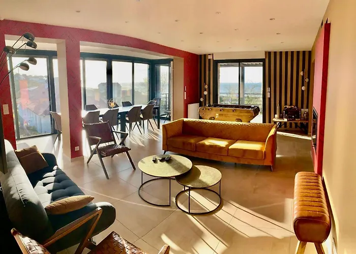 La Clef Decamp Casa Antoine 15pers Vue Mer, 10 Min A Pied Tatil Evi Donville-les-Bains