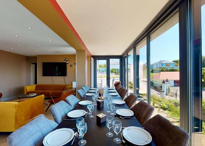 La Clef Decamp Casa Antoine 15pers Vue Mer, 10 Min A Pied Tatil Evi *