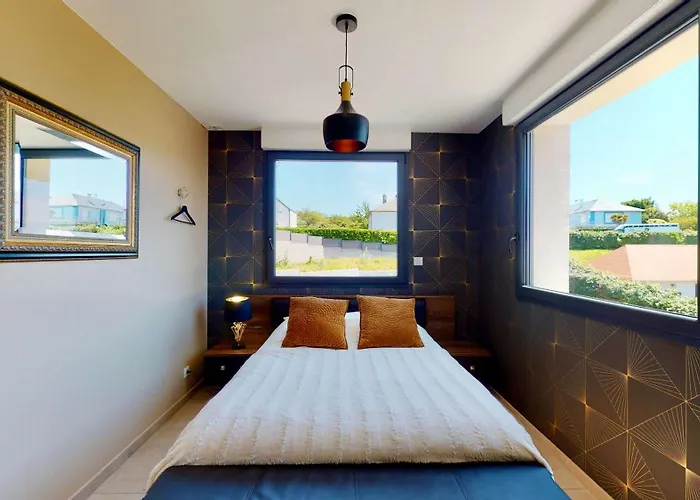 La Clef Decamp Casa Antoine 15pers Vue Mer, 10 Min A Pied Donville-les-Bains