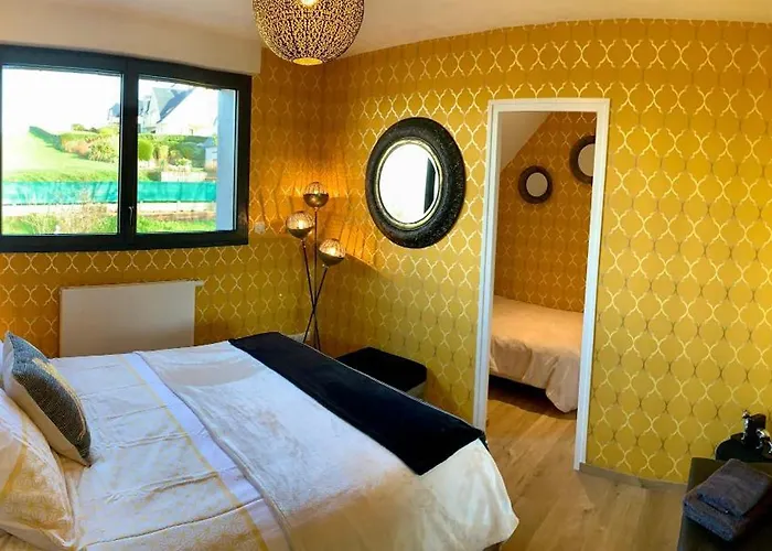 La Clef Decamp Casa Antoine 15pers Vue Mer, 10 Min A Pied Tatil Evi