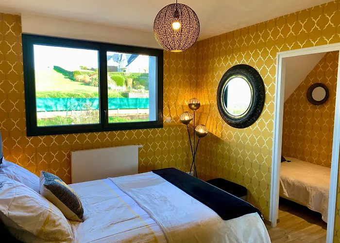 La Clef Decamp Casa Antoine 15pers Vue Mer, 10 Min A Pied Tatil Evi