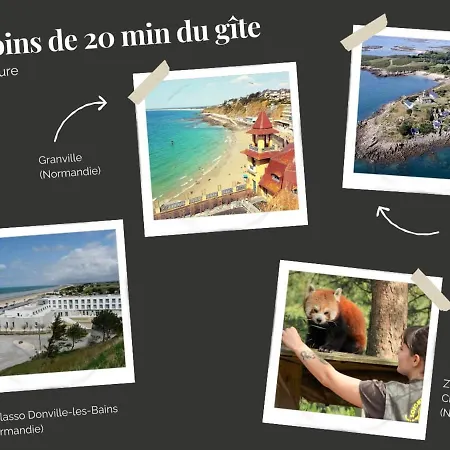 Casa Antoine 15pers : Vue Mer, 10 Min A Pied Ferienhaus Donville-les-Bains