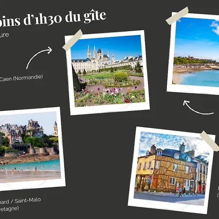 La Clef Decamp Casa Antoine 15pers Vue Mer, 10 Min A Pied Prázdninový dům Donville-les-Bains