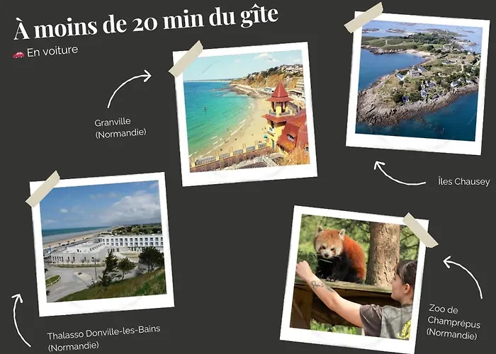 Casa Antoine 15pers : Vue Mer, 10 Min à Pied Casa vacanze Donville-les-Bains