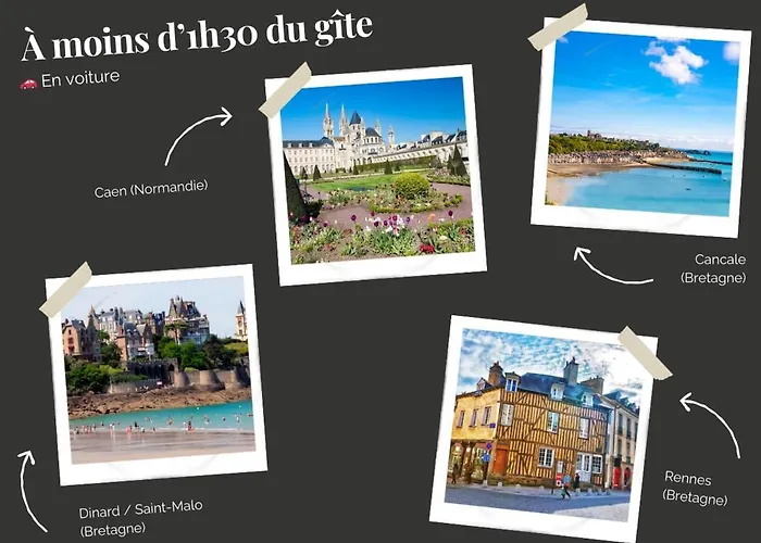 Casa Antoine 15pers : Vue Mer, 10 Min à Pied Casa vacanze Donville-les-Bains